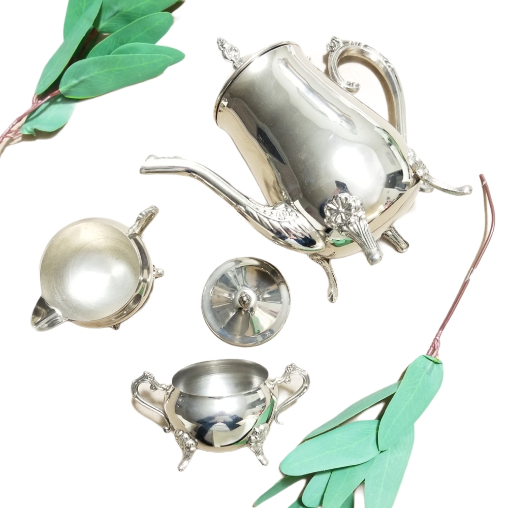Davco Silver Ltd Vintage Teapot Set